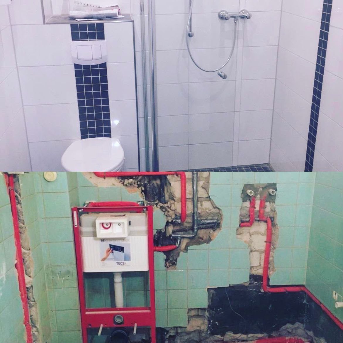TECE Spülkasten bei Badsanierung in Offenbach am Main